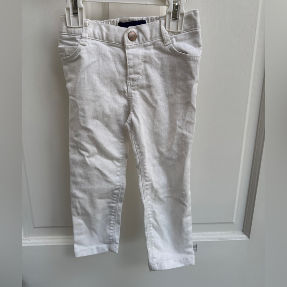 Old Navy 3T Girls White Jeans Classic Skinny Jeans Pants